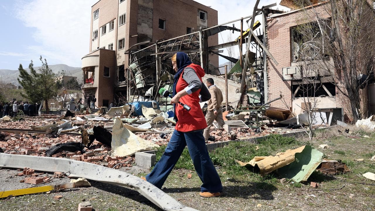 Damage to Shahid Beheshti University