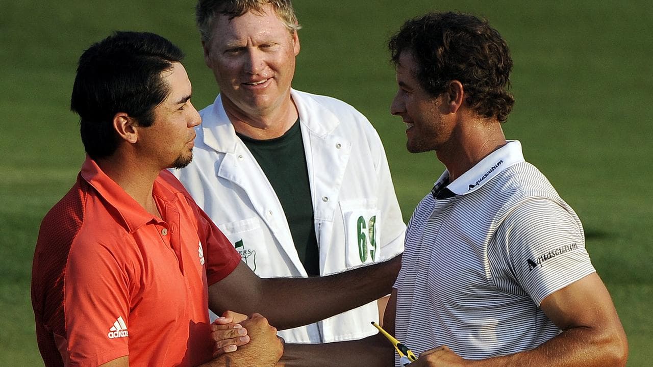Jason Day and Adam Scott