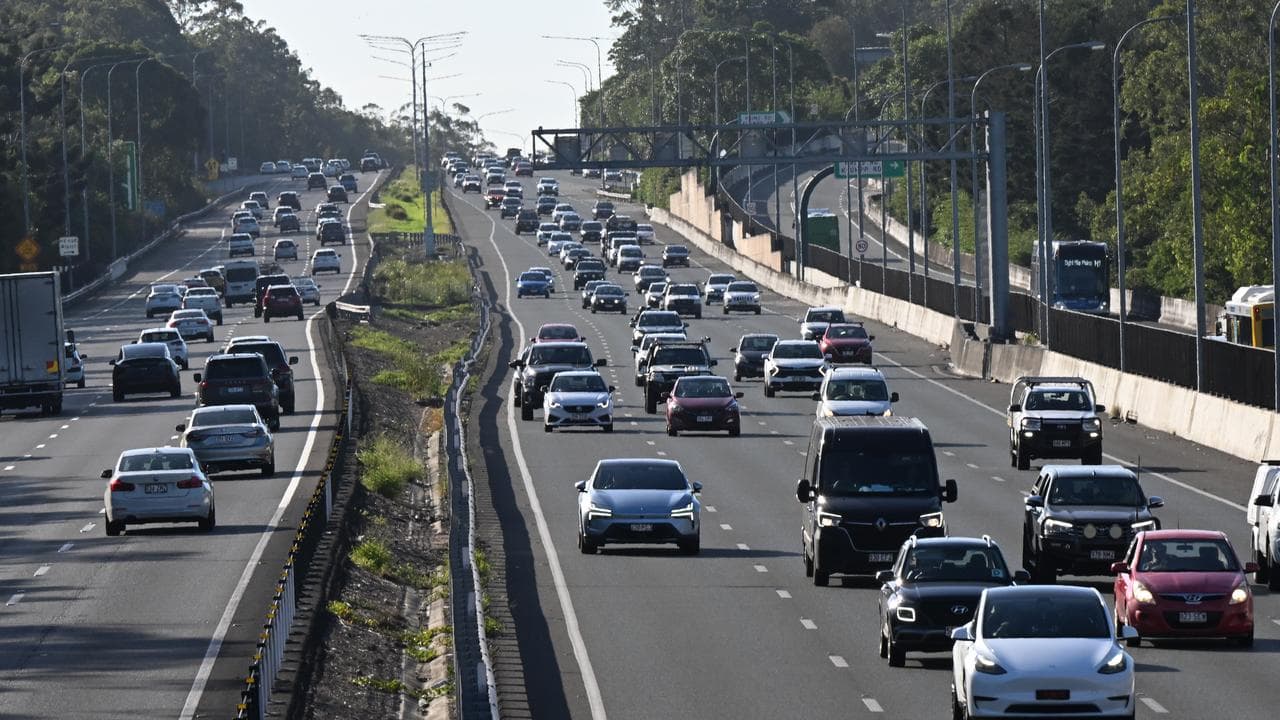 Traffic on a freeway