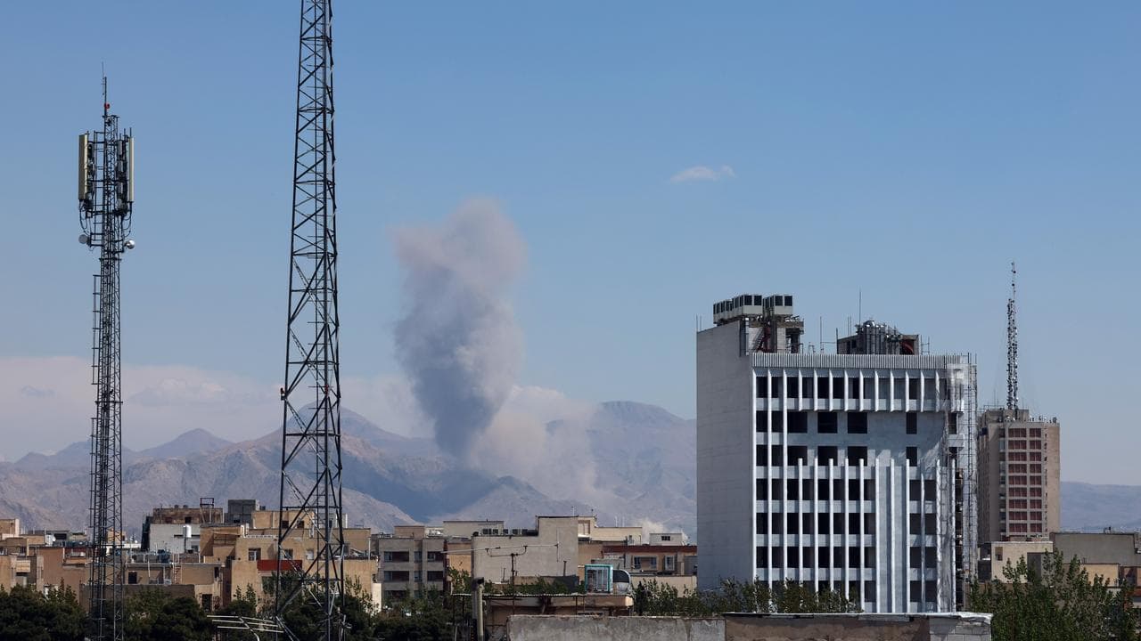 Tehran after a strike