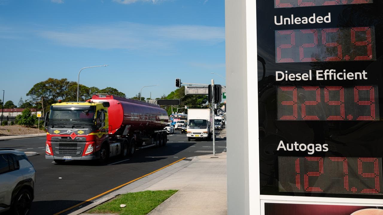 Petrol station price board