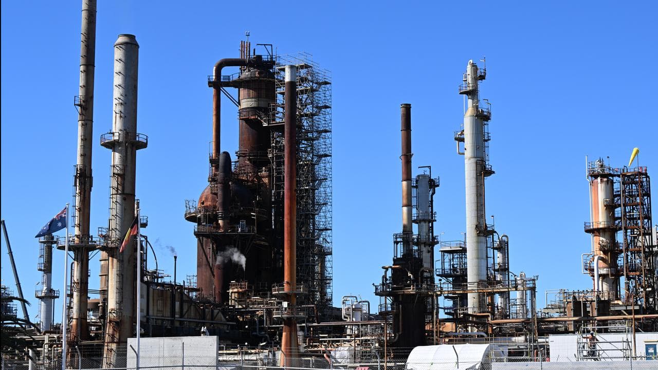 Brisbane's Ampol Refinery.