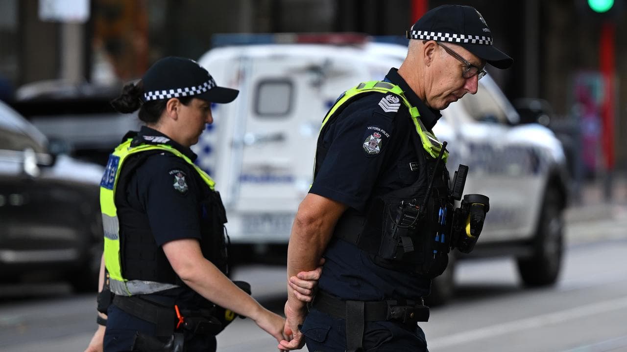 Victoria Police officers (file image)