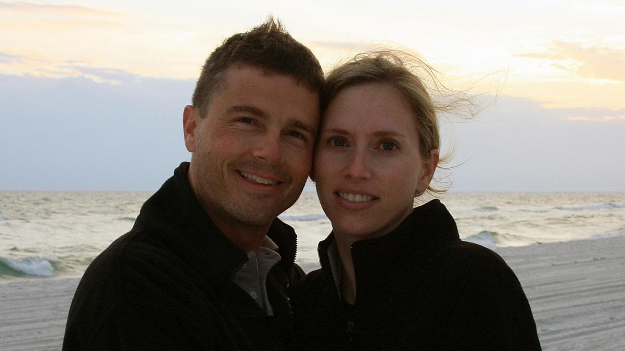 Supplied photo of astronaut Reid Wiseman with his late wife Carroll