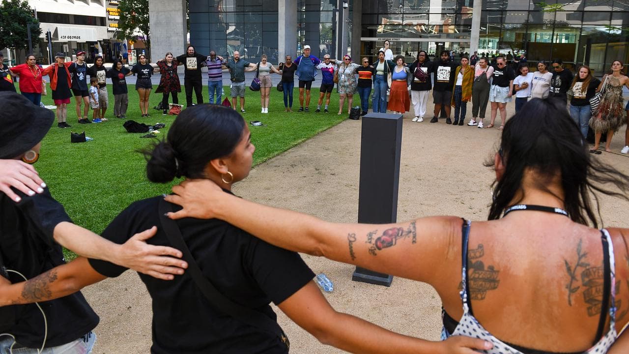 Court protest (file)