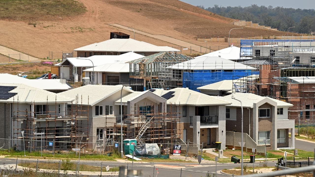 New houses in a housing estate (file image)