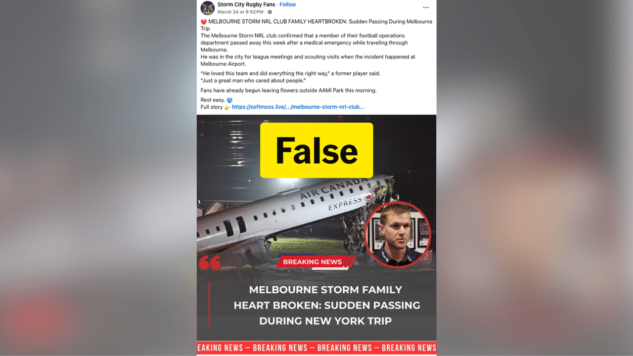 A screenshot of a Facebook post.