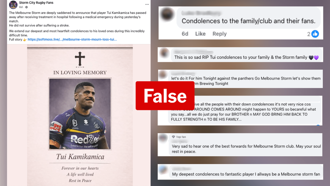 A screenshot of a Facebook post.