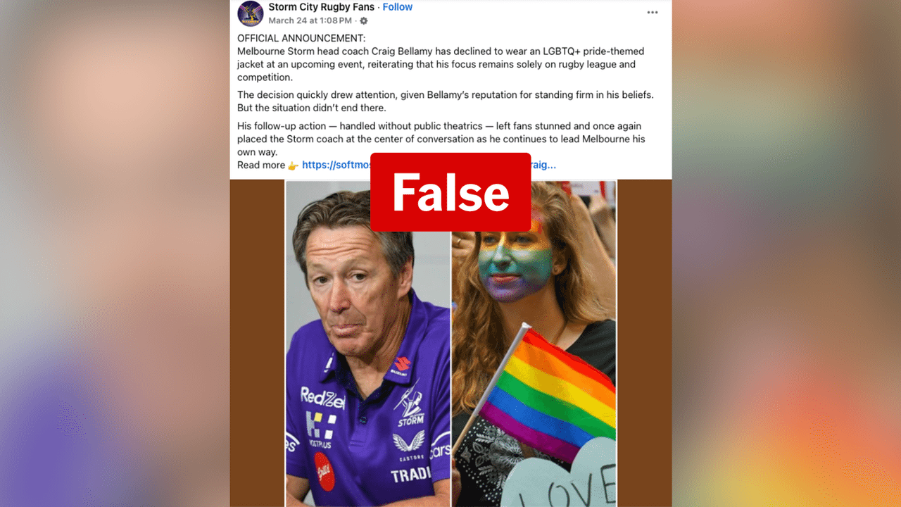 A screenshot of a Facebook post.