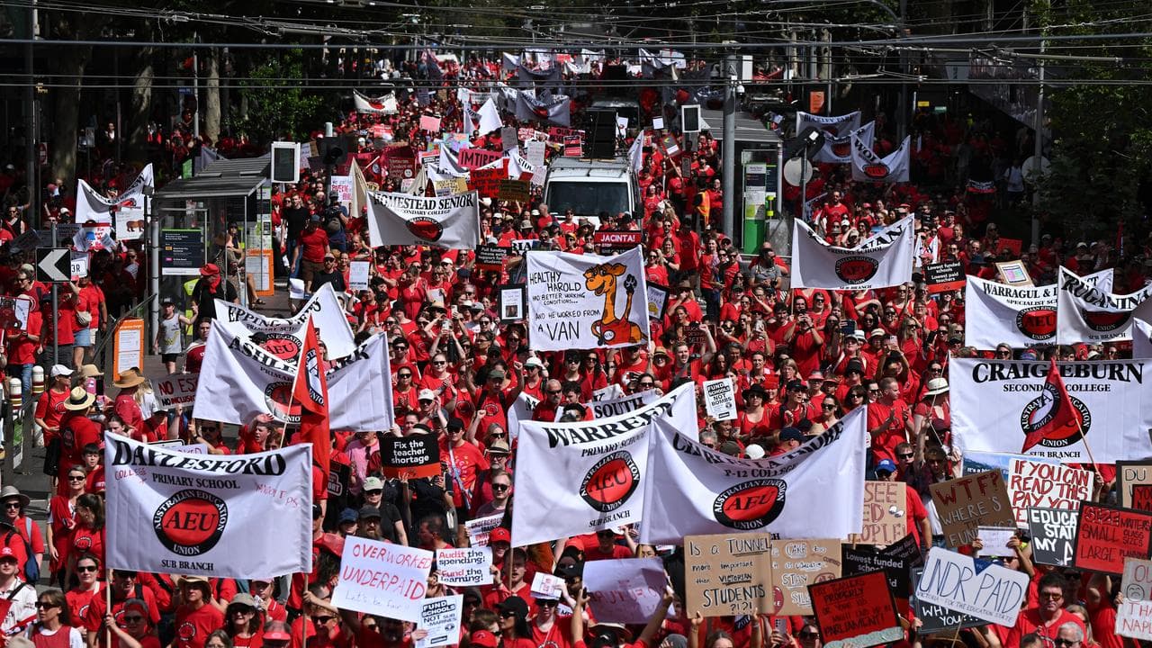 Teacher strikes