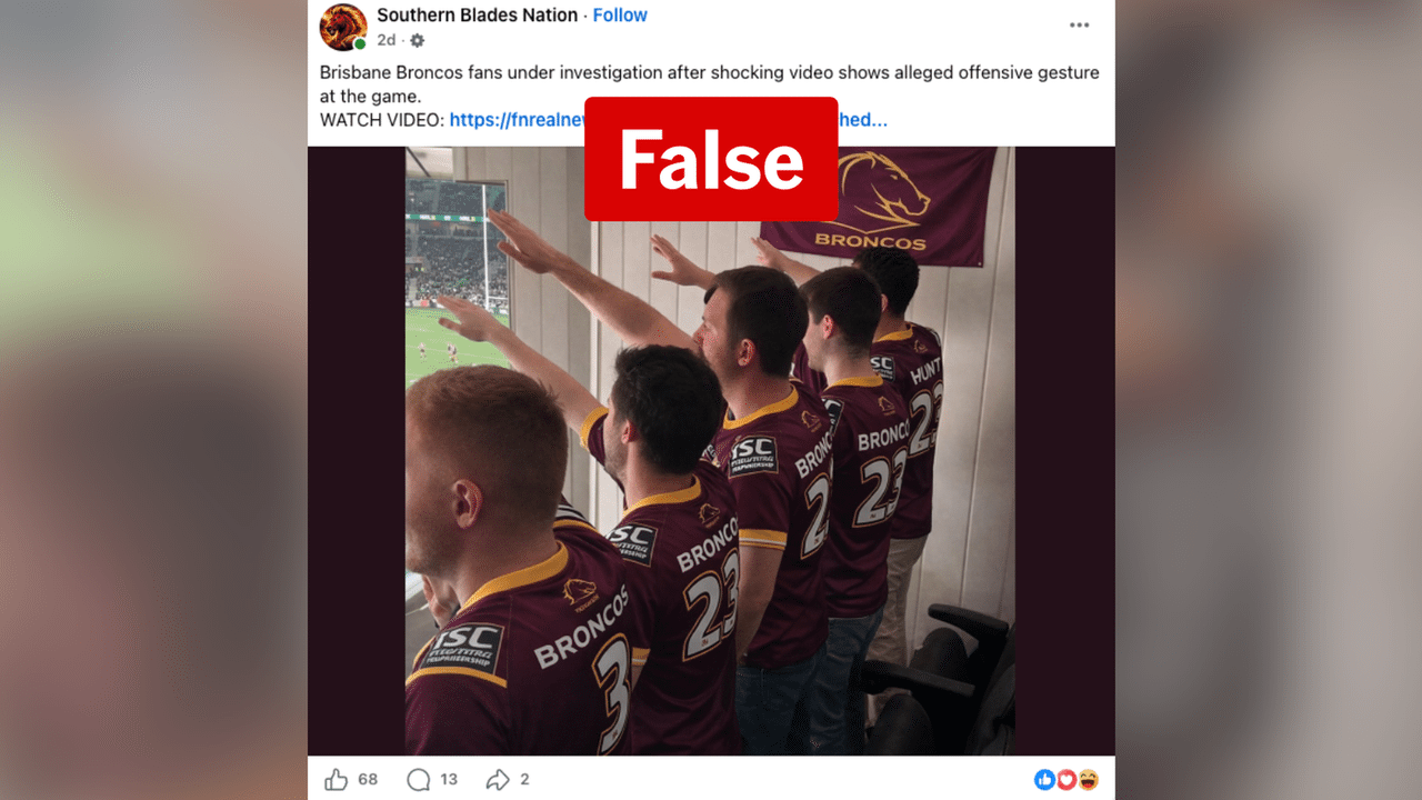 A screenshot of a Facebook post.