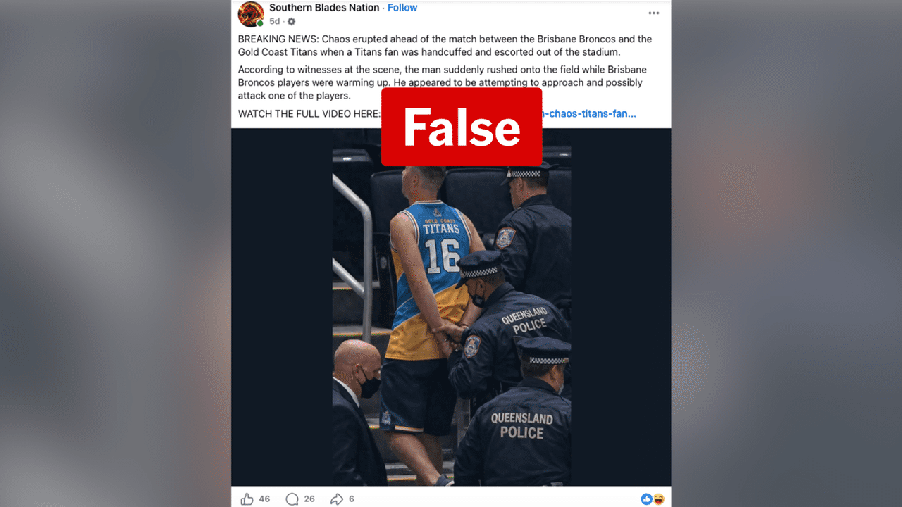 A screenshot of a Facebook post.