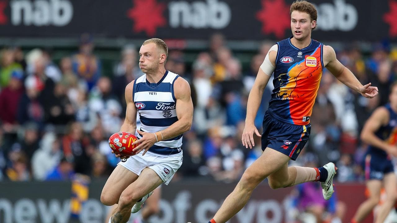 Geelong's James Worpel.