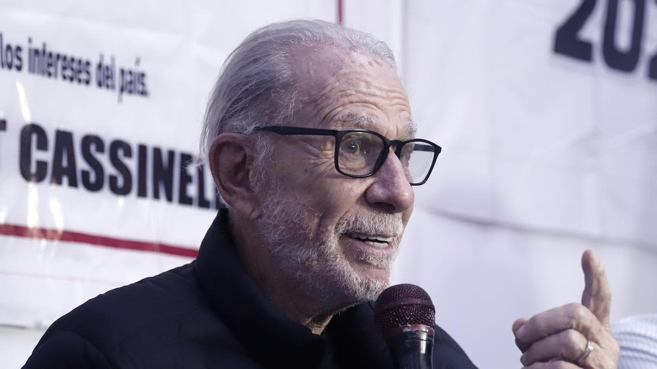Ricardo Belmont, the presidential candidate for the Obras party