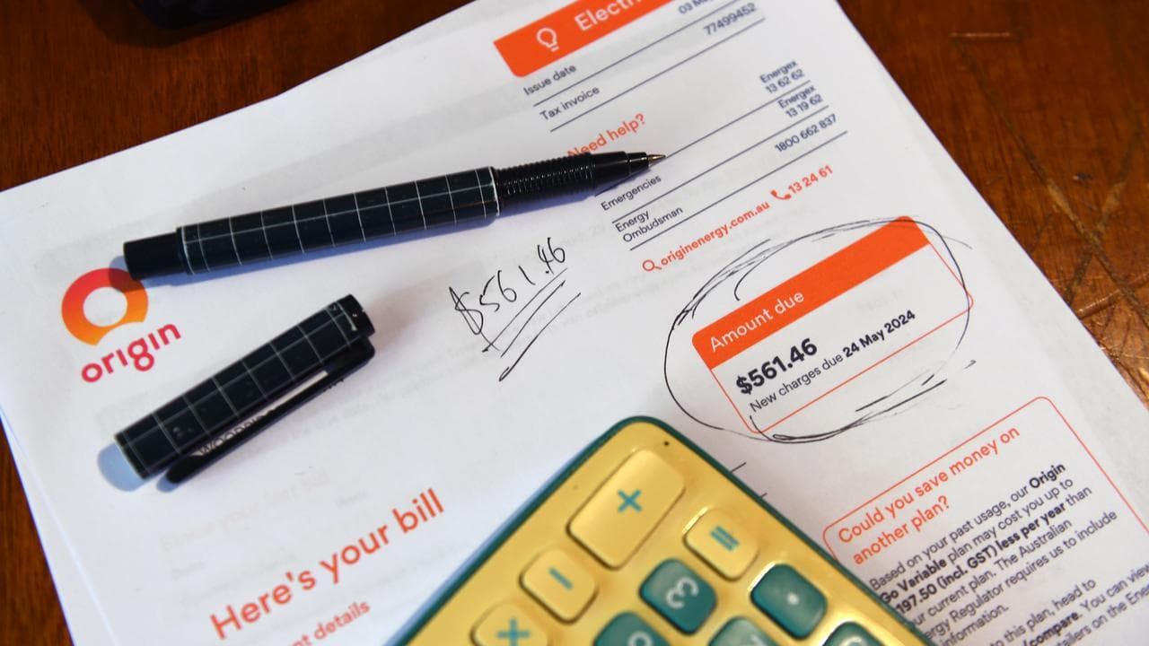 A stock image of a residential electricity bill in Brisbane