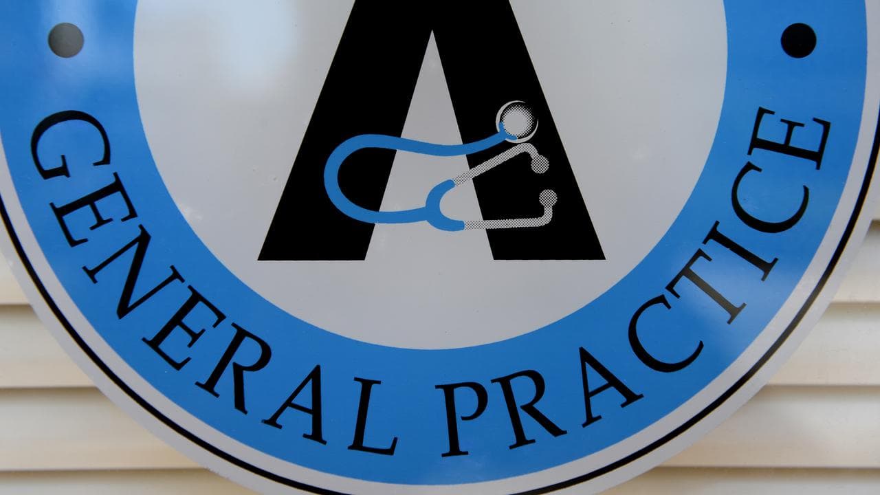 GP clinic signage (file image)