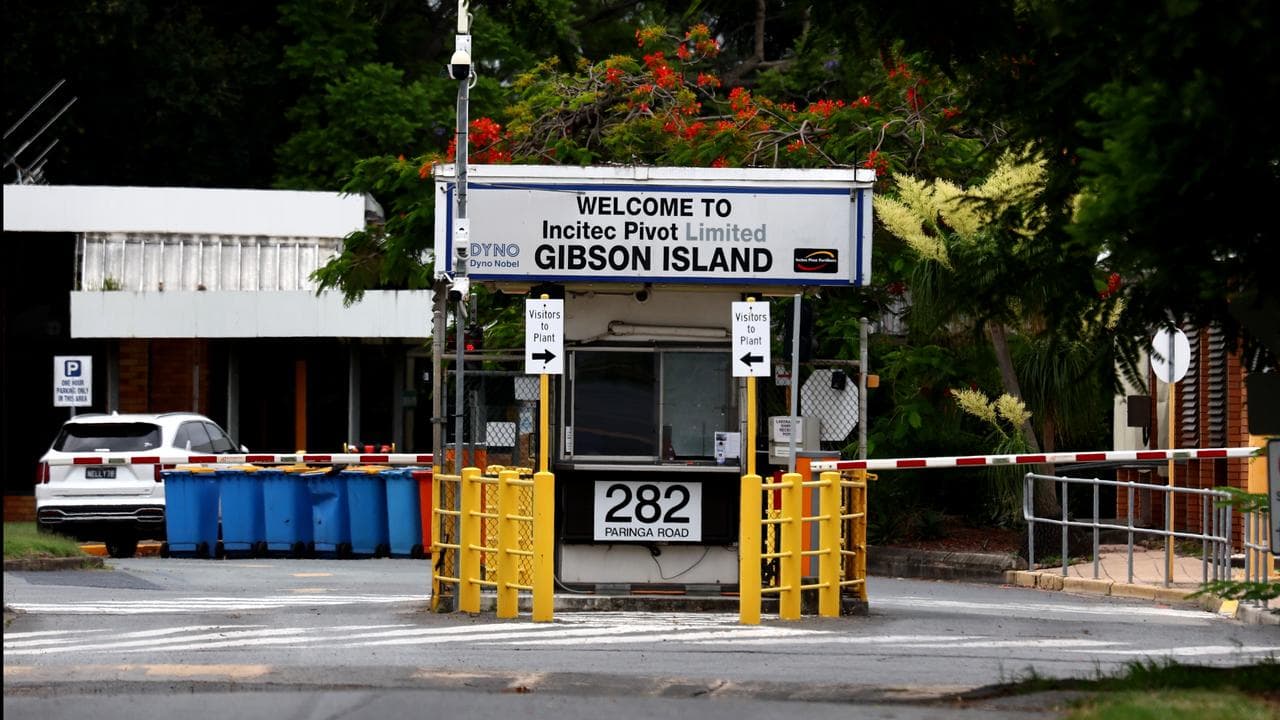 General views of the Dyno Nobel sight at Gibson Island.