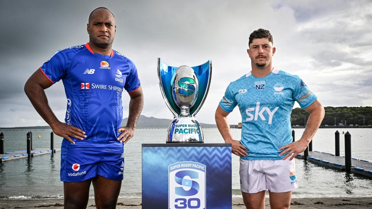 (L-R) Manasa Mataele and Patrick Pelligrini.