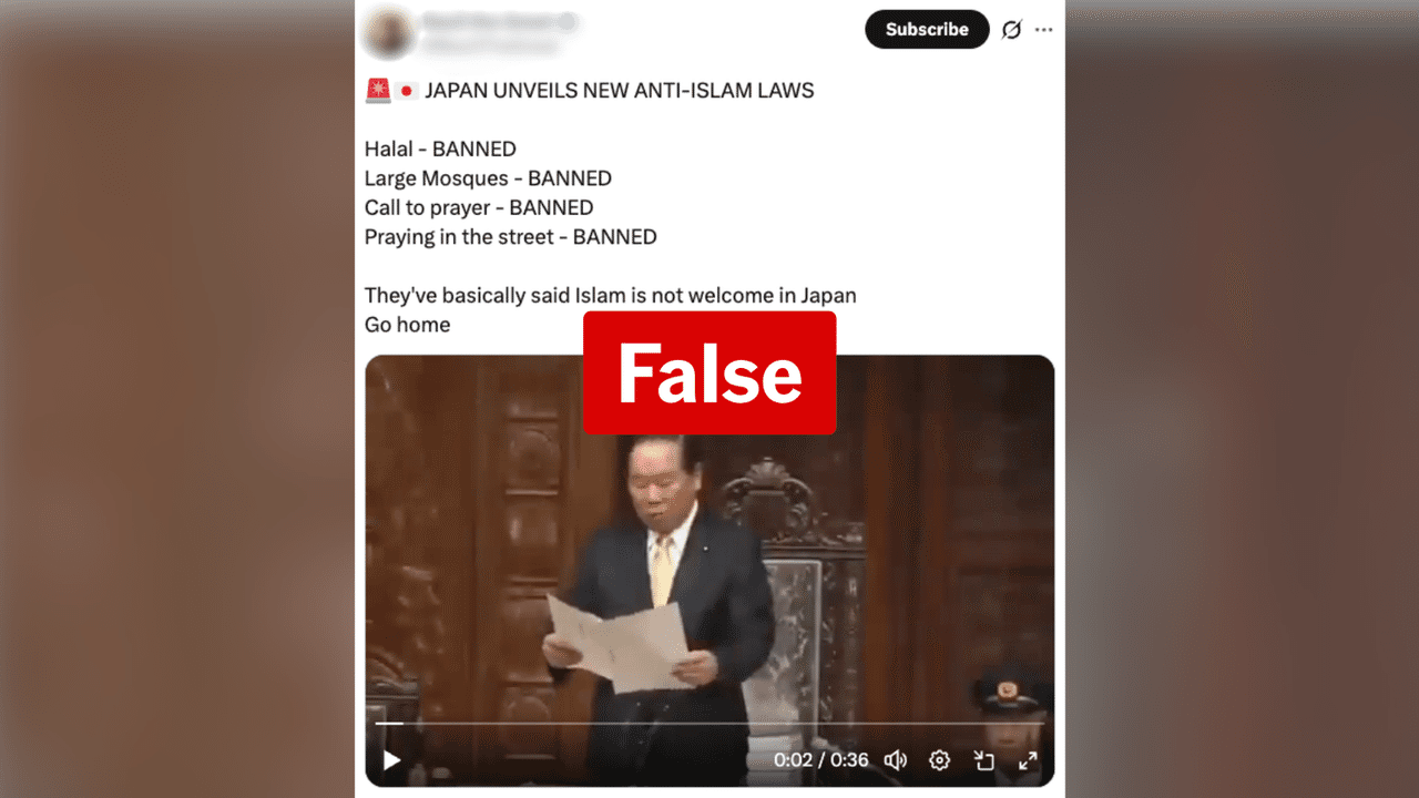 A screenshot of an X post.