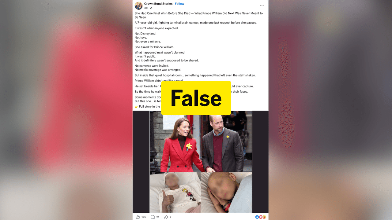 A screenshot of a Facebook post.