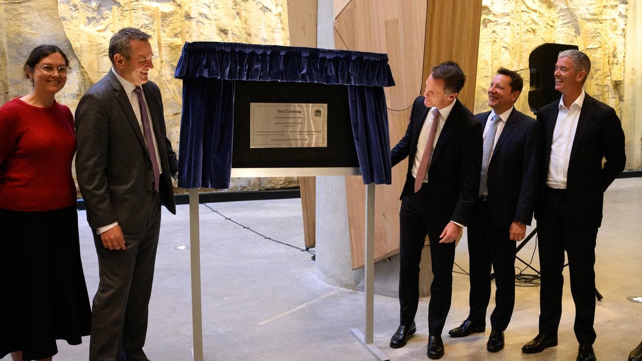 CHRIS MINNS CUTAWAY BARANGAROO OPENING