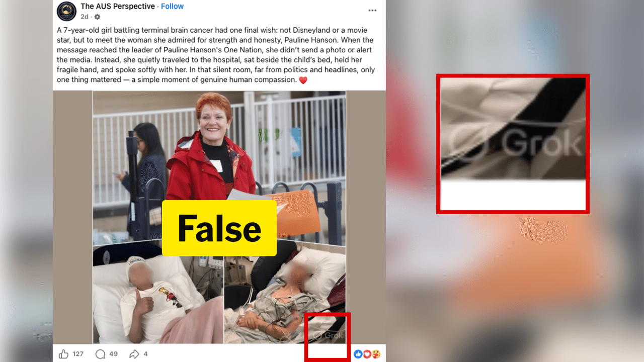 A screenshot of a Facebook post.