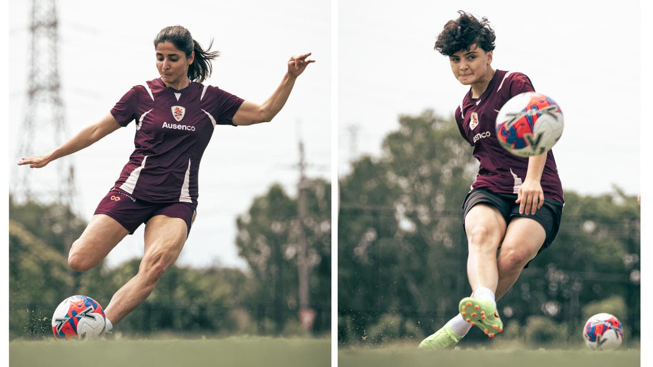 Atefeh Ramezanisadeh (left) and Fatemeh Pasandideh (file image)