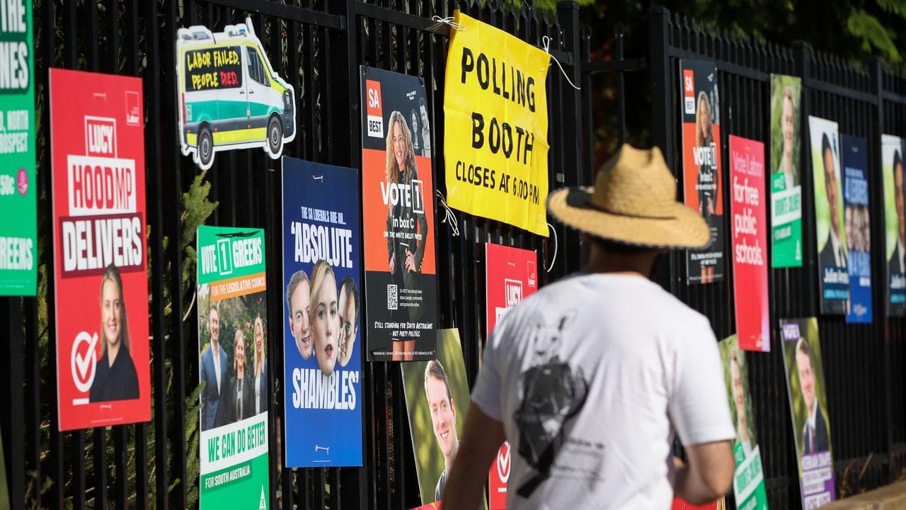 South Australian state election signage