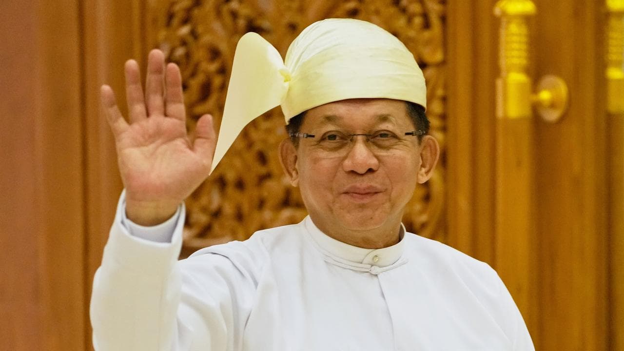 Myanmar's newly elected President Min Aung Hlaing