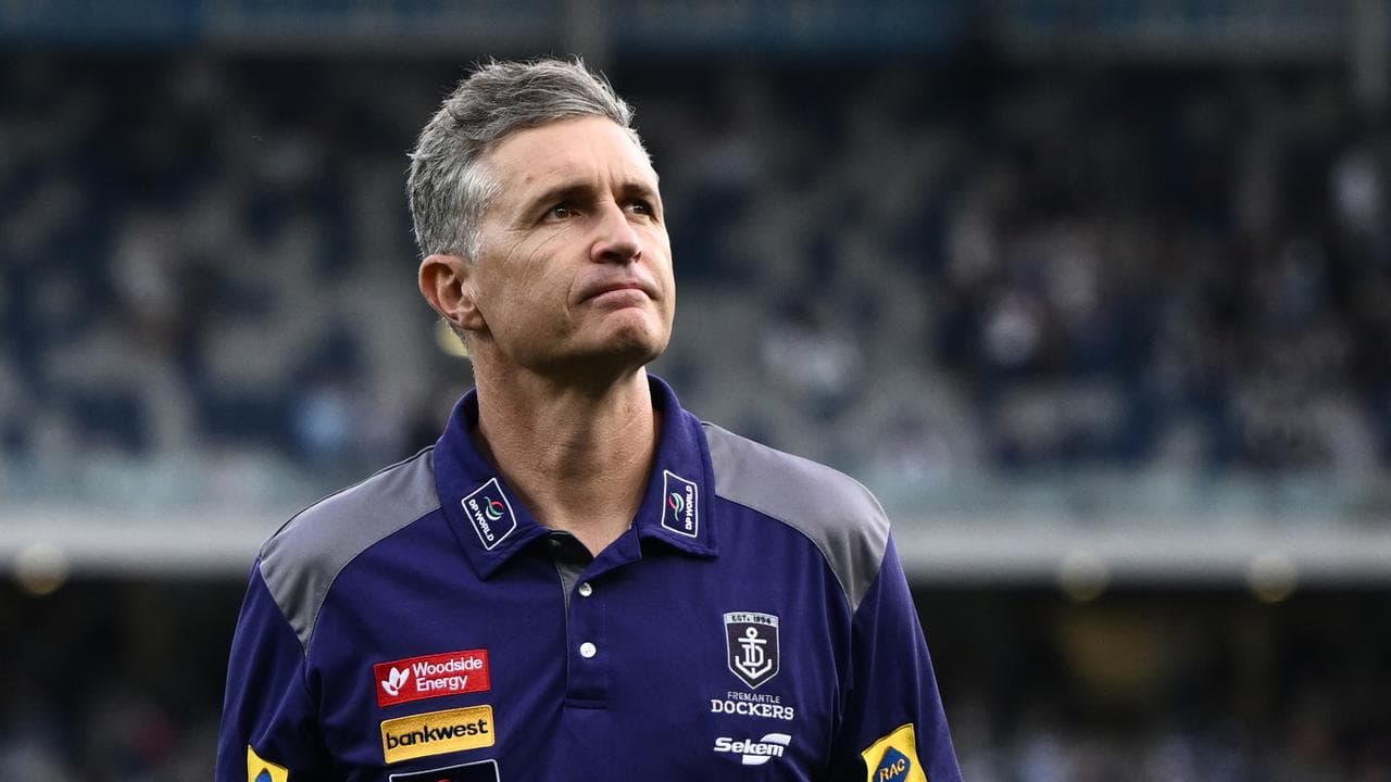 Fremantle Dockers coach Justin Longmuir