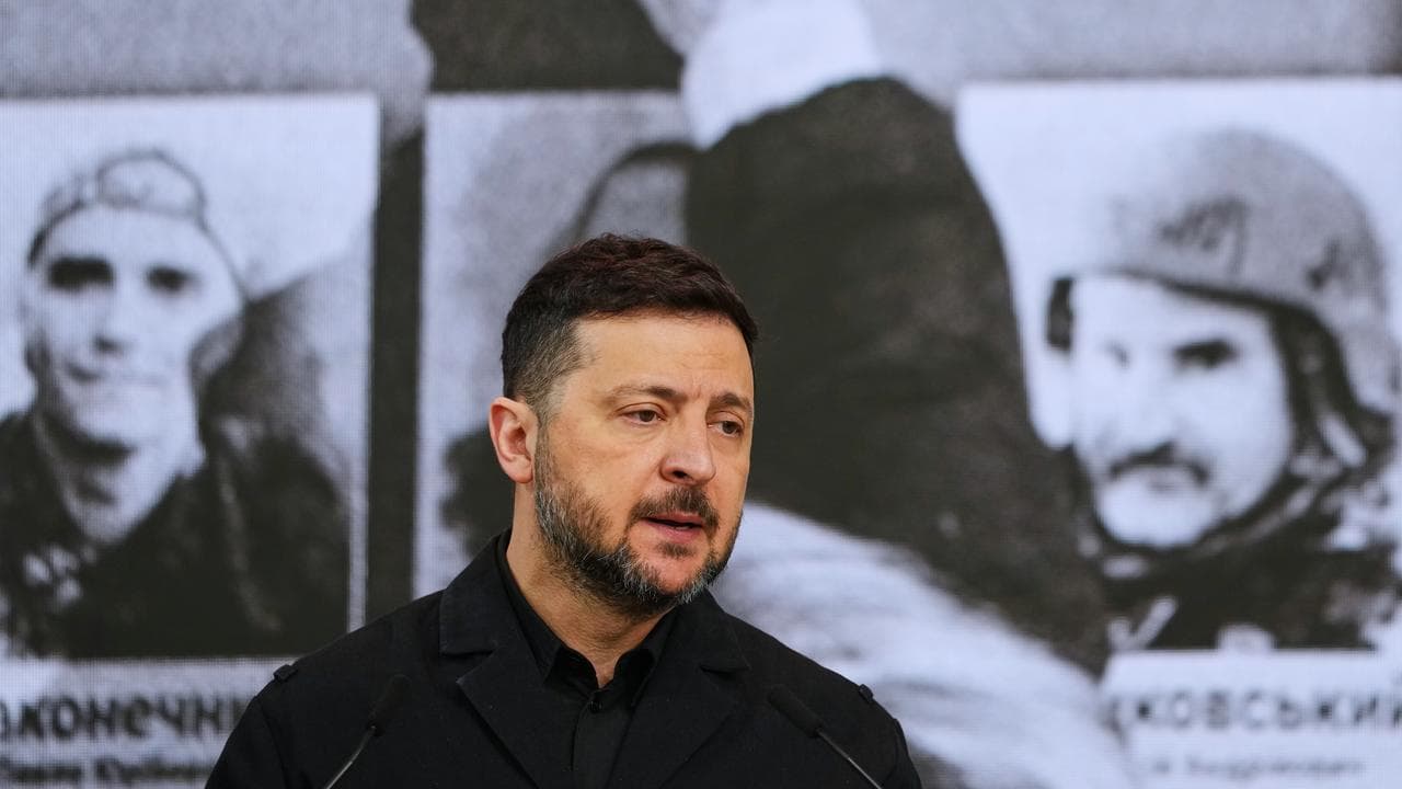 Ukraine's President Volodymyr Zelenskiy (file image)