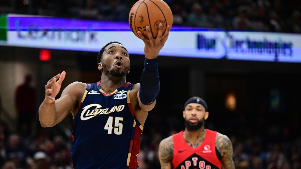 Cleveland guard Donovan Mitchell