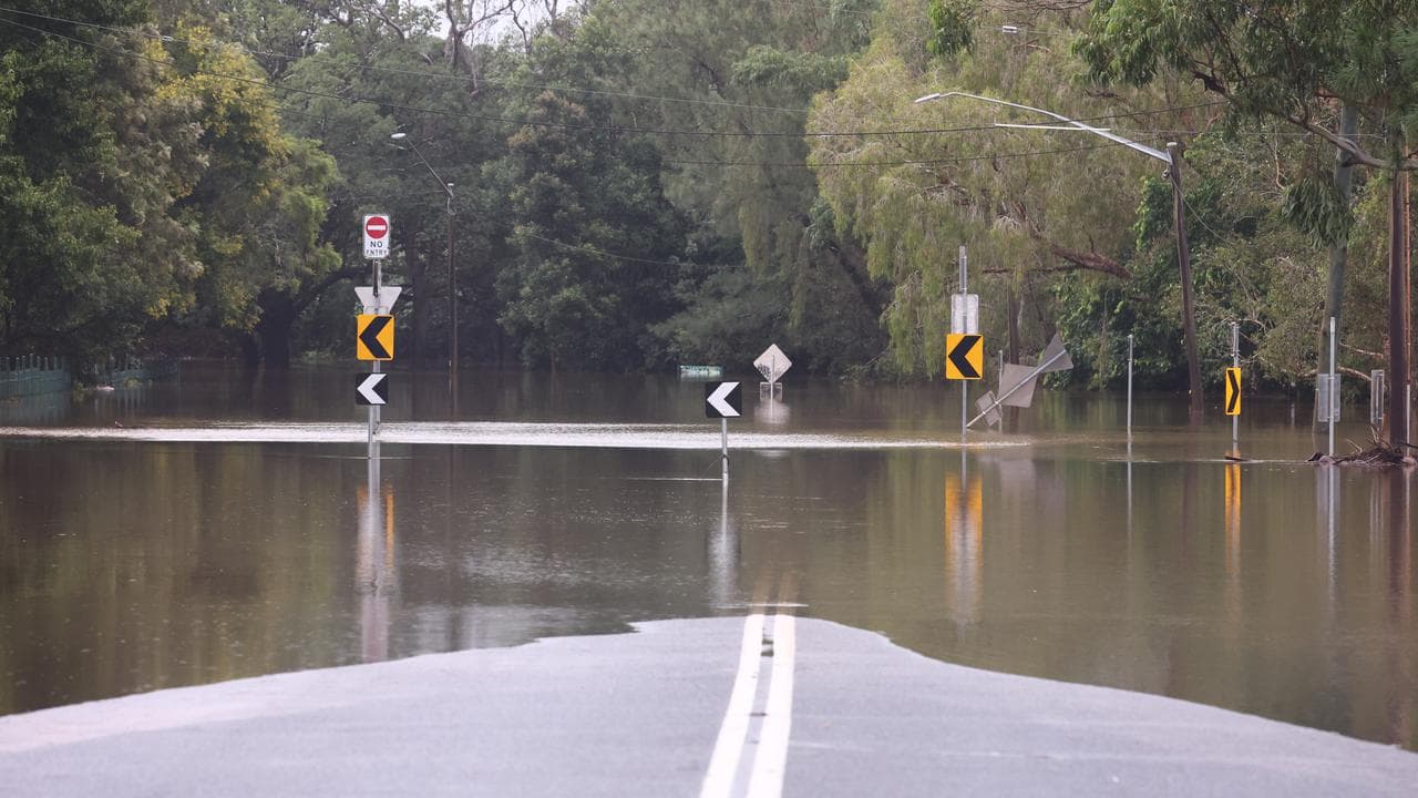 Flooding in Lismore, New South Wales, in March 2025