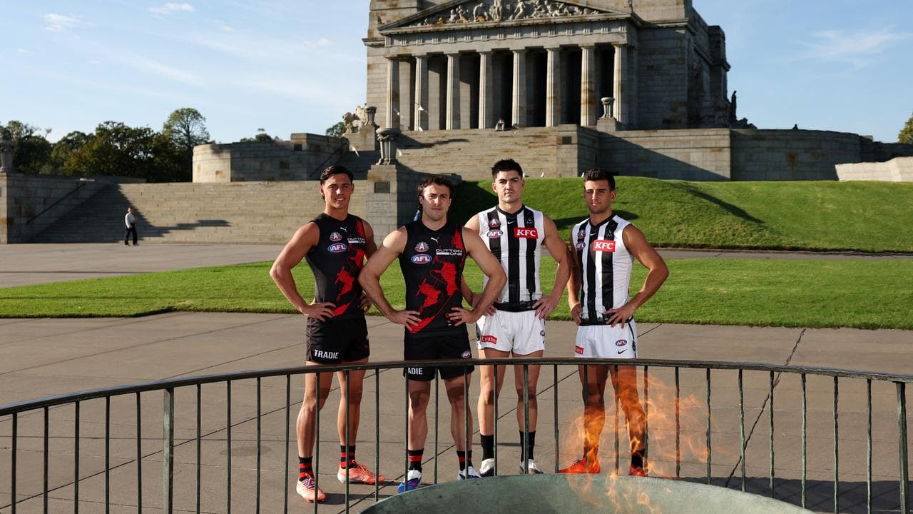 Jye Caldwell, Andrew McGrath, Brayden Maynard and  Nick Daicos
