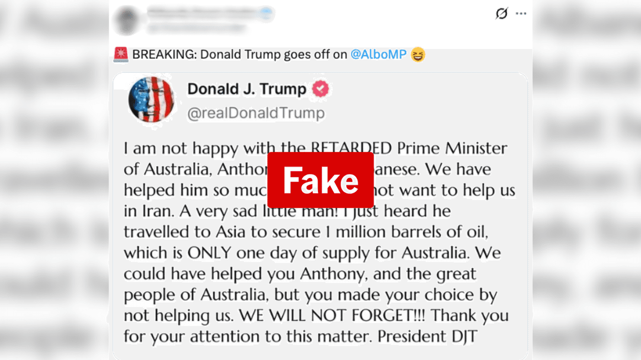 A screenshot of an X post.