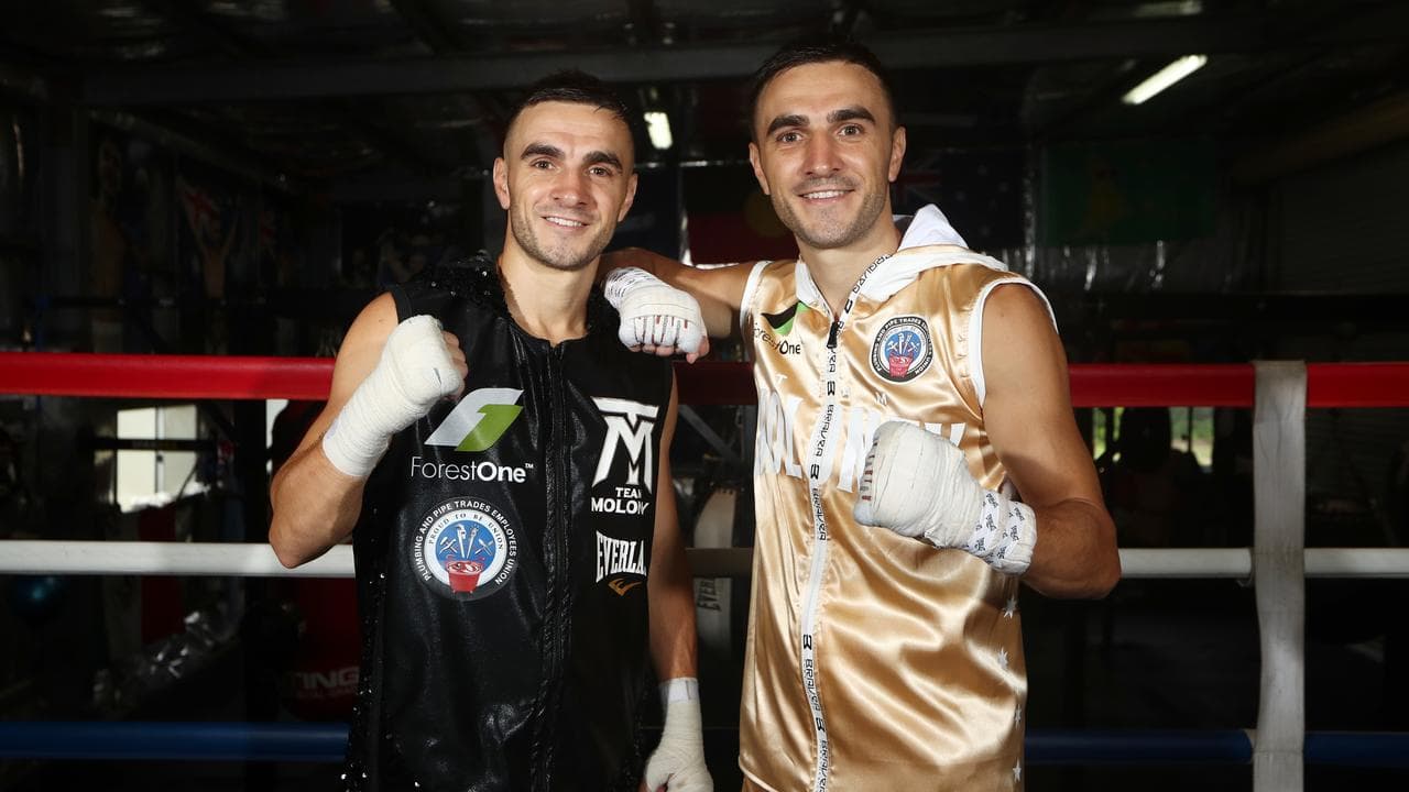 (L-R) Andrew and Jason Moloney.