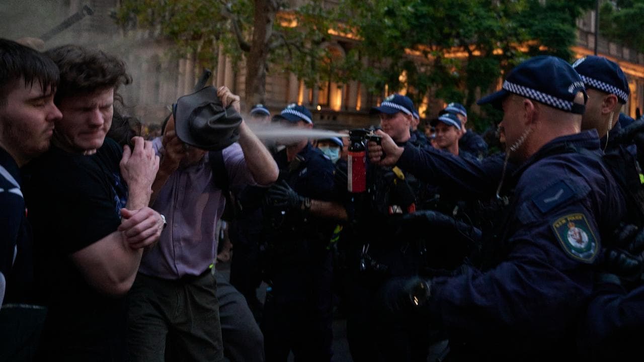 Police clash with demonstrators (file)