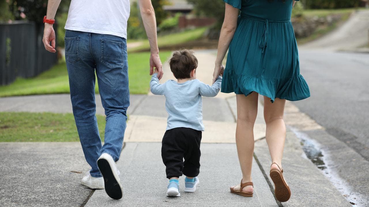 A family with a child in Sydney, NSW