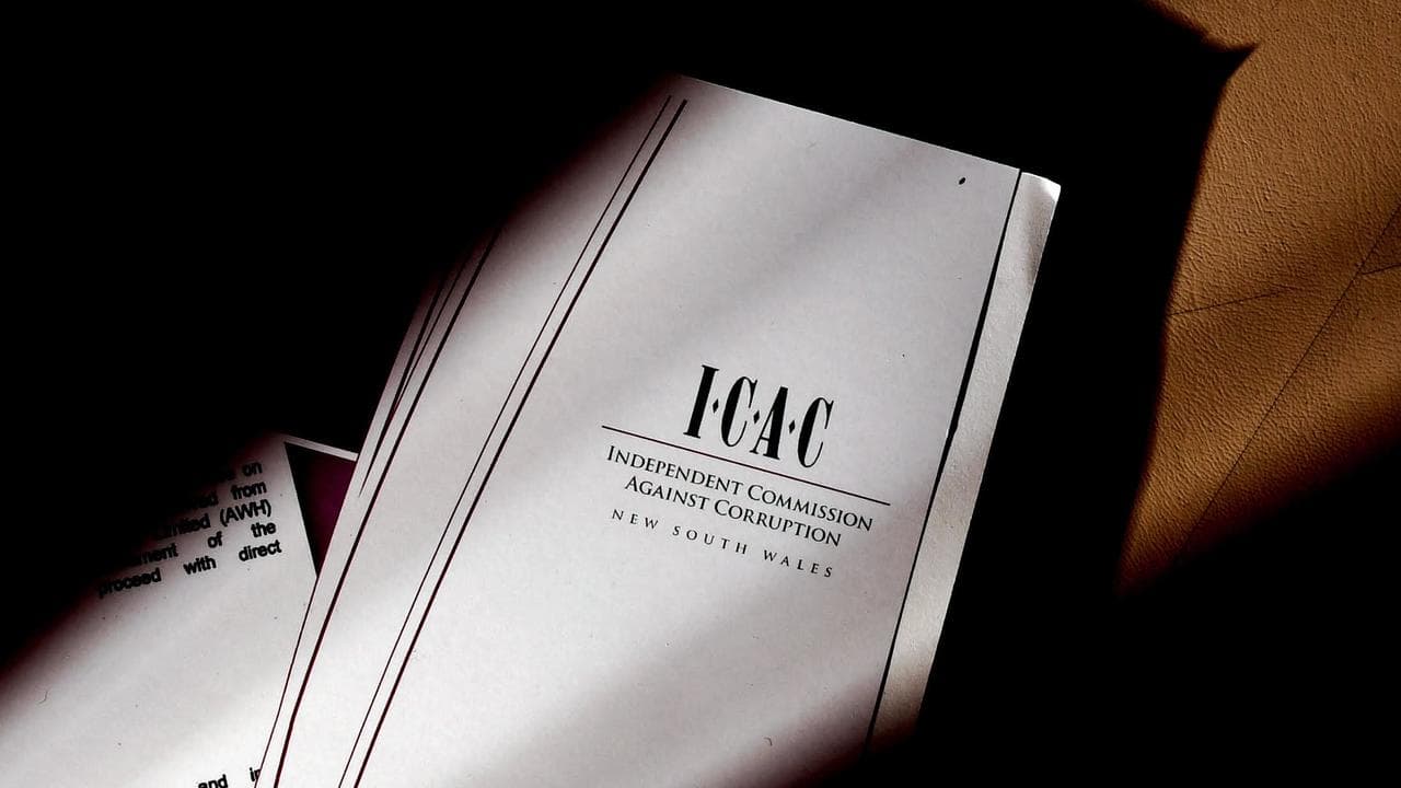 A general view of an Independent Commission Against Corruption report