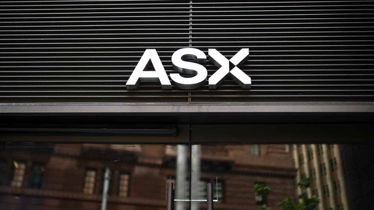 The ASX logo at the Australian Securities Exchange in Sydney