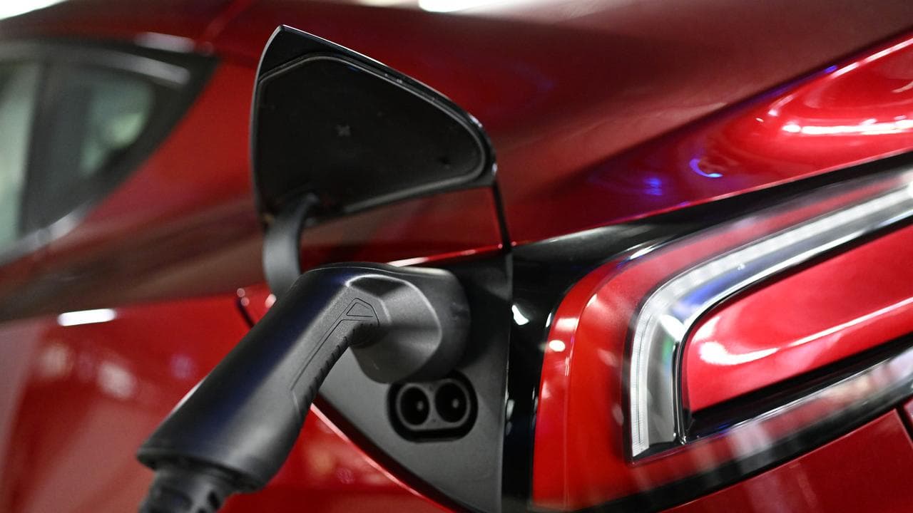 An electric car charger (file image)