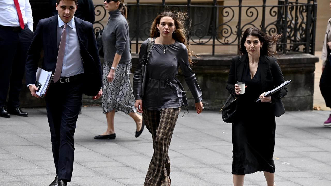 Charlotte MacInnes outside court