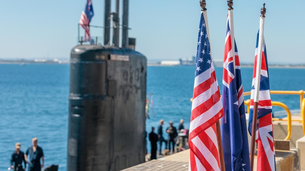 A submarine at HMAS Stirling 