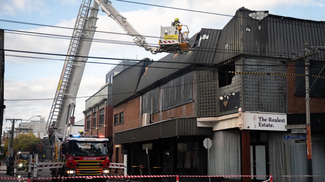 A fire at Love Machine nightclub in Melbourne