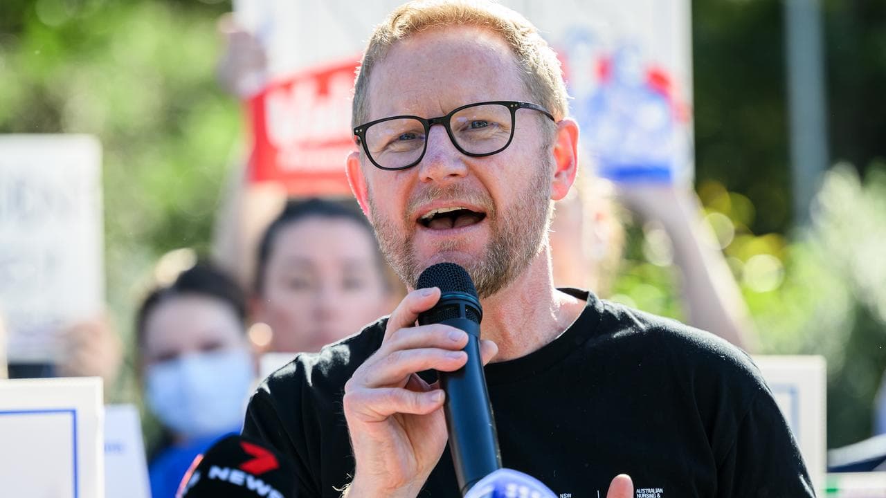 NSW Nurses and Midwives’ Association official Michael Whaites