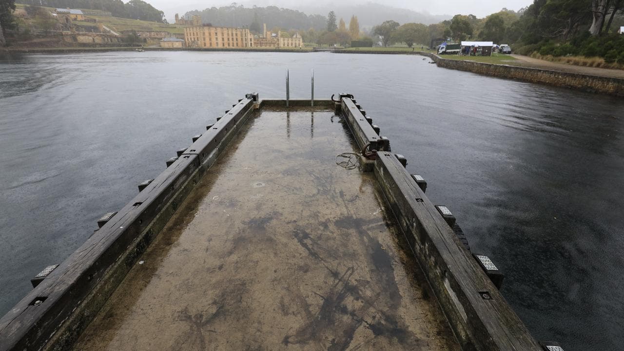 Rain before the Port Arthur 20th Anniversary Commemoration Service