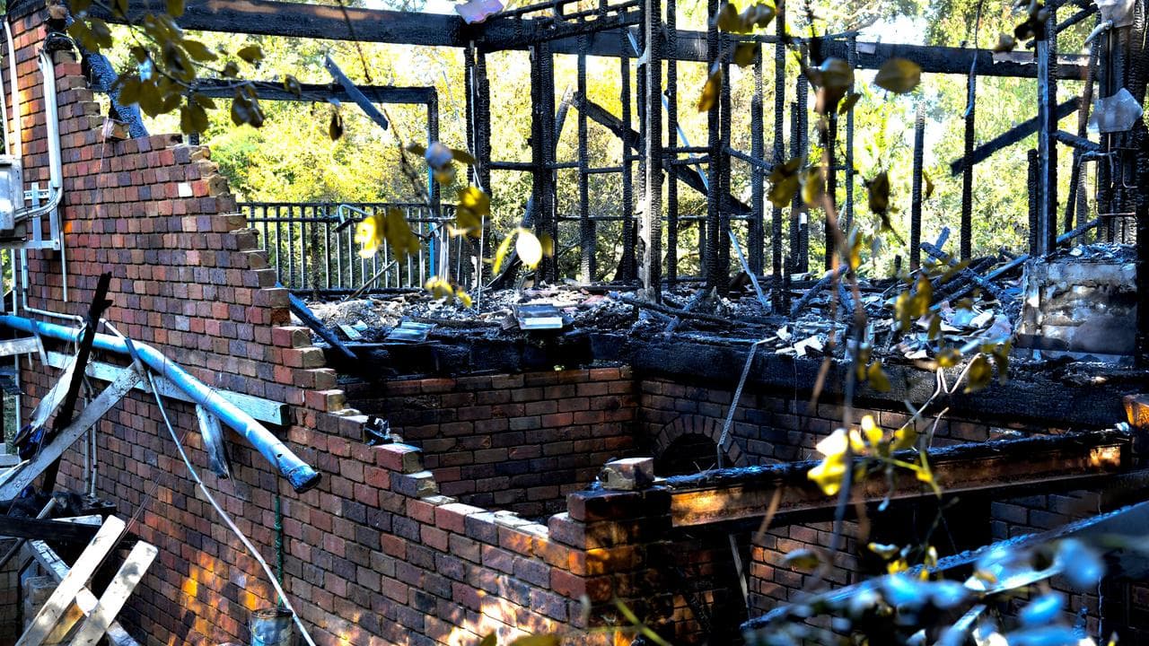 A fatal house fire at Bowen Mountain