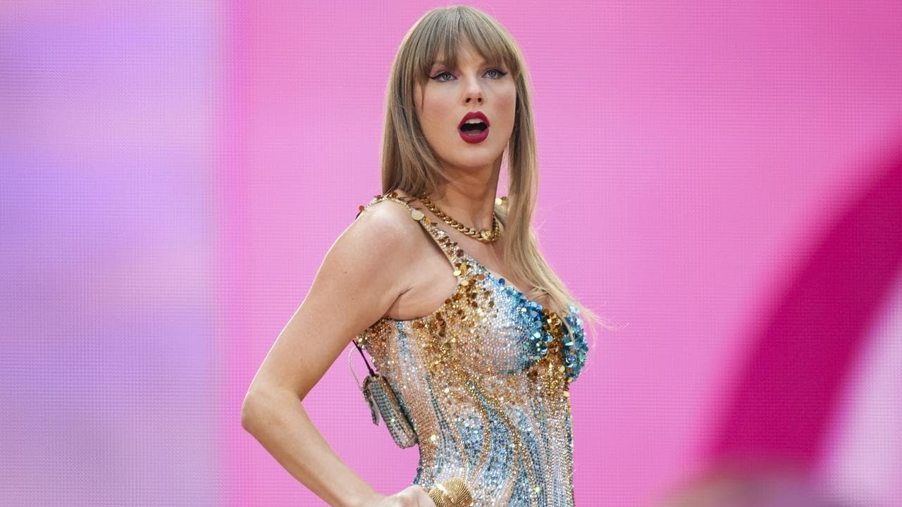 Taylor Swift performs at Wembley Stadium during her Eras Tour in 2024