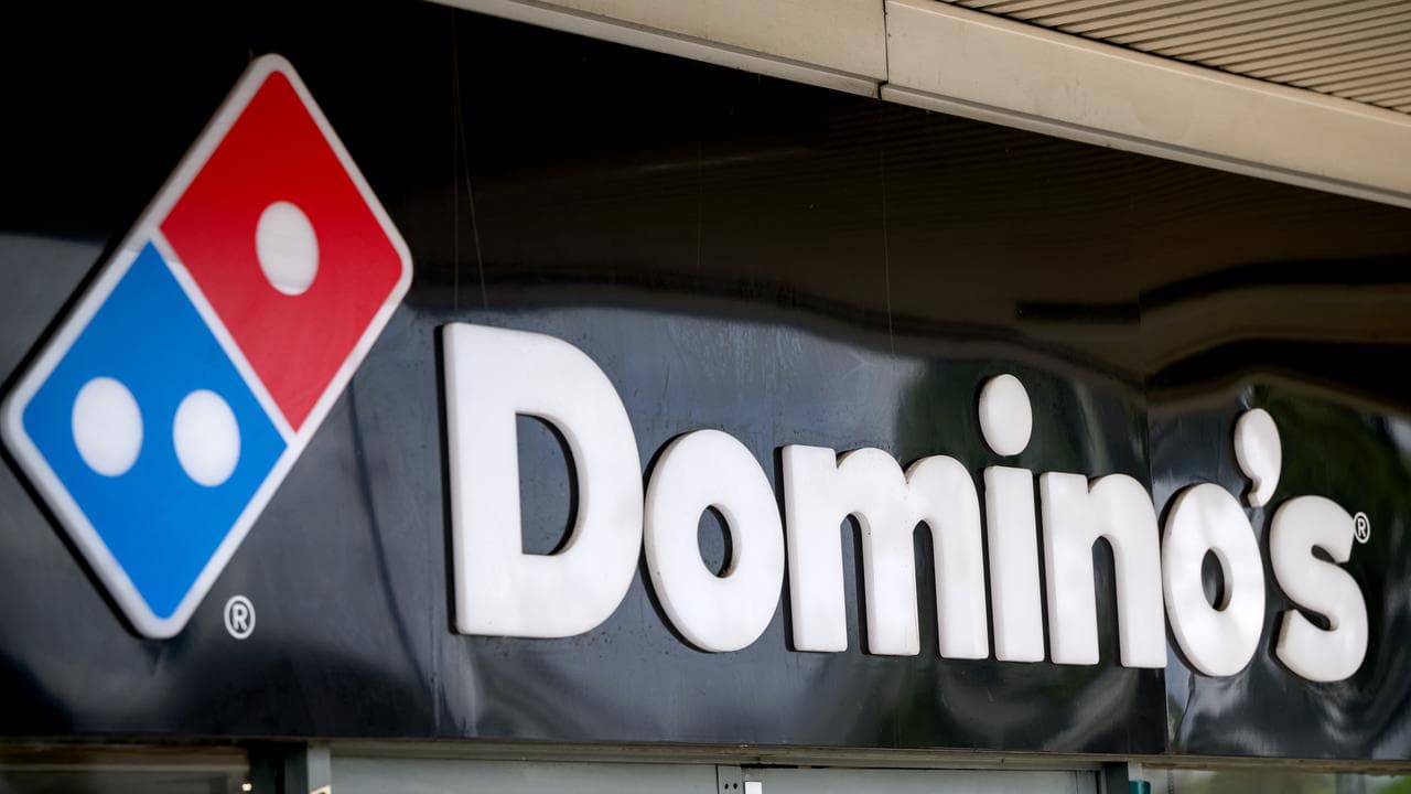 Signage at a Domino’s fast food outlet (file image)