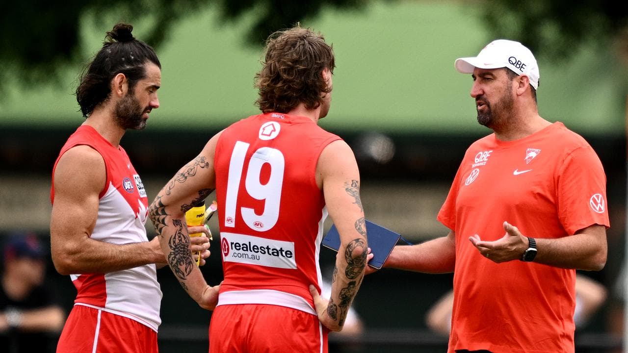 Brodie Grundy and Dean Cox.